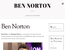 Tablet Screenshot of bennorton.com